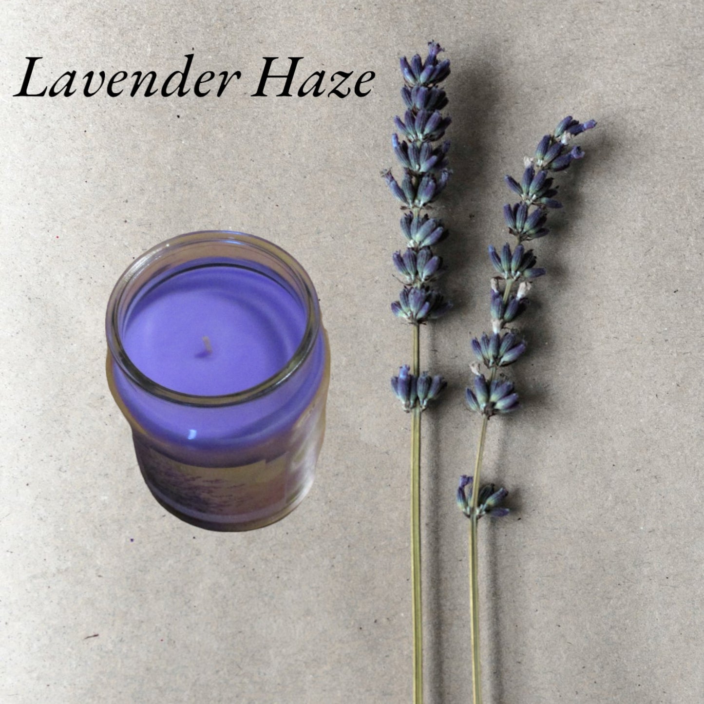 Luxury Scented Candle - (LAVENDER HAZE) - (By Wickford & Co)