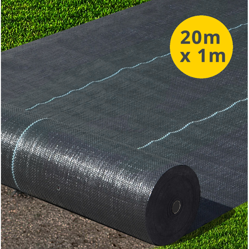 1m X 20m Heavy Duty Garden Weed Control Fabric / Ground Cover Membrane Sheet