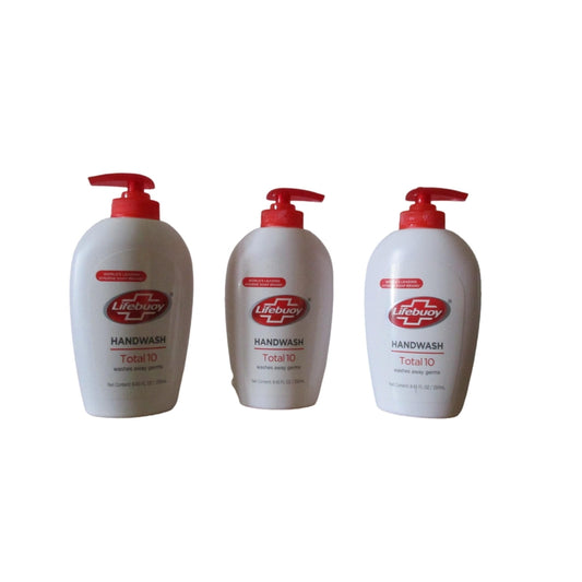 Lifebuoy Hand Wash Washes Away Germs Total 10 Hand Wash 3x 259g