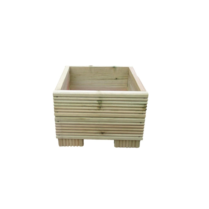 Square Wooden Planters - Decking  / Smooth or Country Style