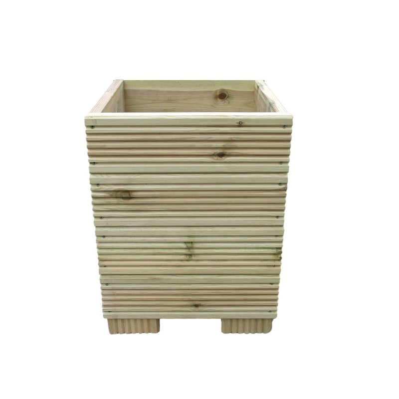 Square Wooden Planters - Decking / Smooth or Country Style
