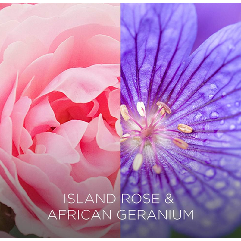 Air Wick Botanica Scented Aromatic Wax Candles - Island Rose & Geranium 205g