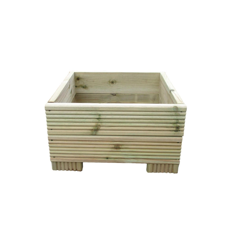 Square Wooden Planters - Decking  / Smooth or Country Style