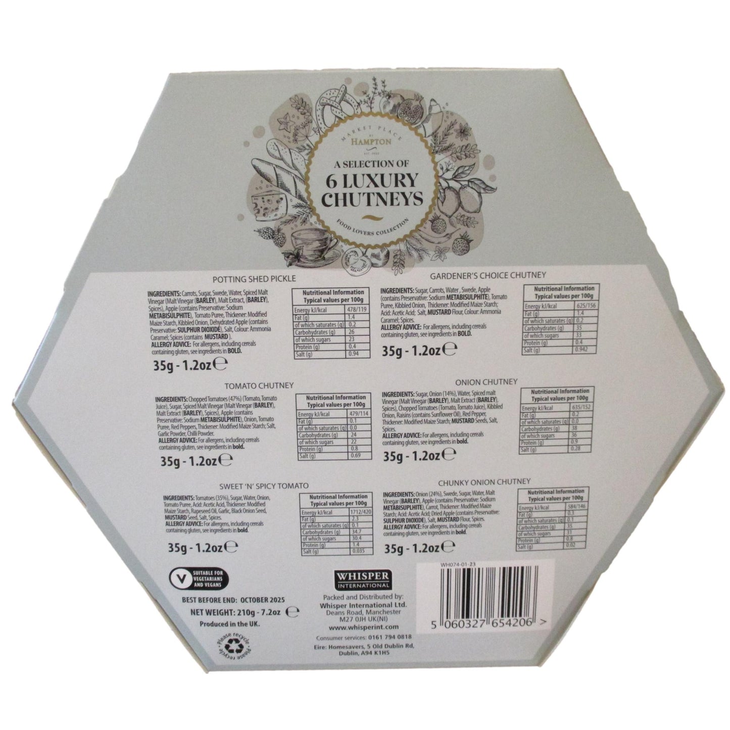 Set of 6 Luxury Preserves - Gift Set