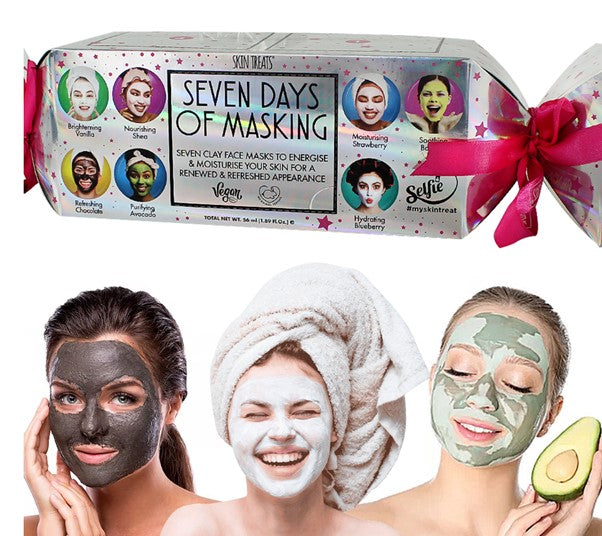 7 Days Masking - Vegan Clay Skin Masks Calming, Soothing, Hydrating & Purifying etc.