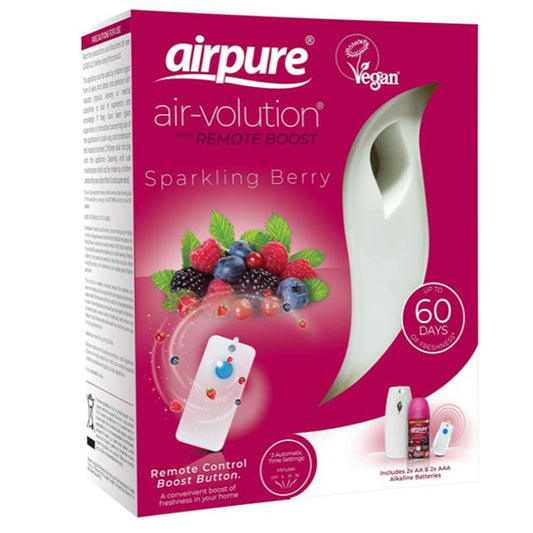 Airpure Air-Volition Automatic Air Freshener with Remote Boost - Sparkling Berry