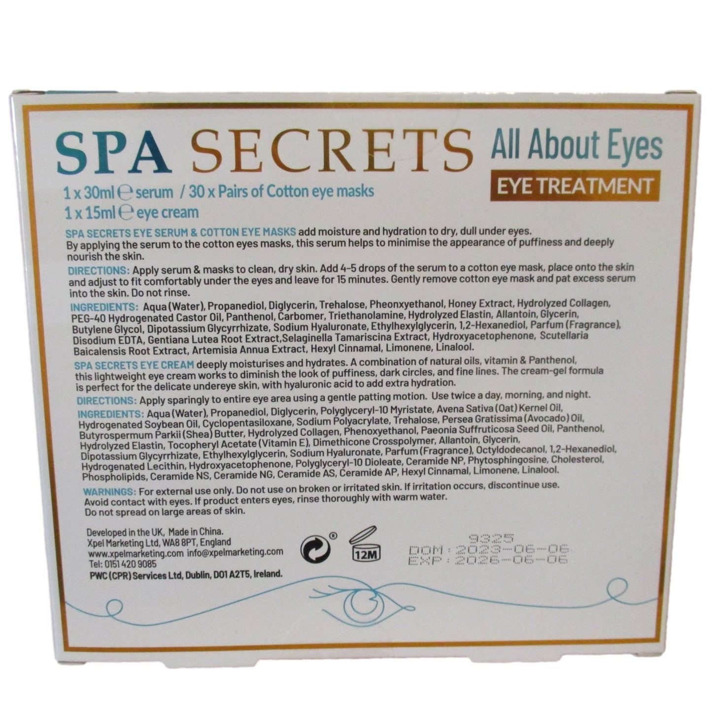 SPA SECRETS " All ABOUT THE EYES - Ideal Gift / Present