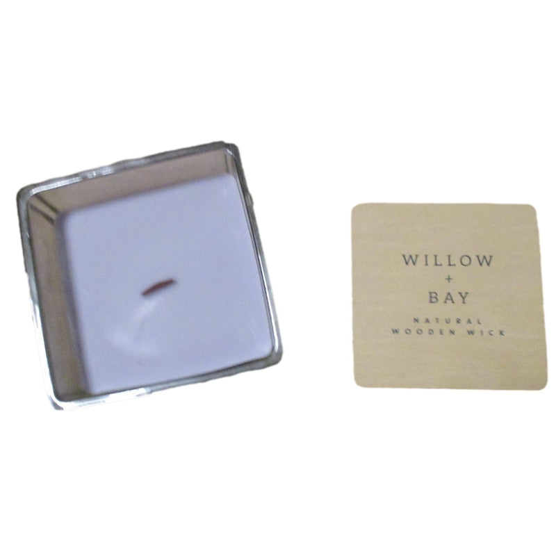 Willow Bay Crackling Wick Candle - Bergamot & Cedarwood - 680g (75hrs Burn Time)