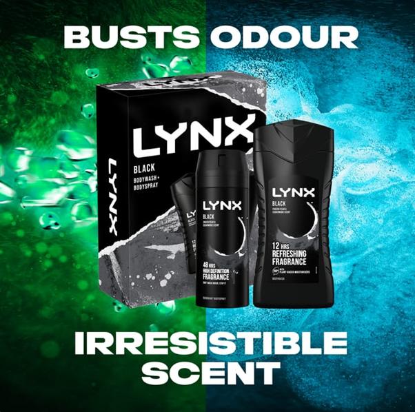 Lynx Body Spray Duo Gift Set – Black RRP (£8.00)