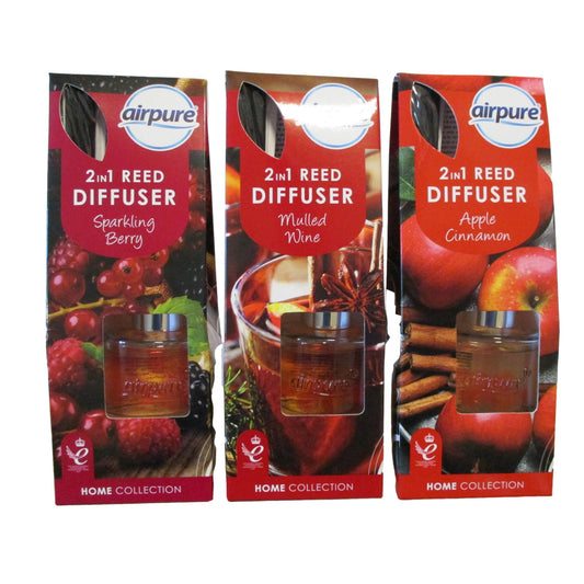 3 Pack x 30ml (Christmas Theme) Reed Diffuser Set Home Collection