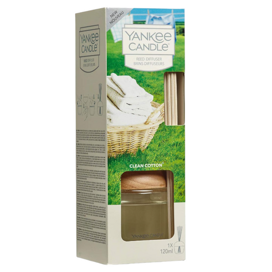 Yankee Candle Reed Diffuser-Clean Cotton, 120ml