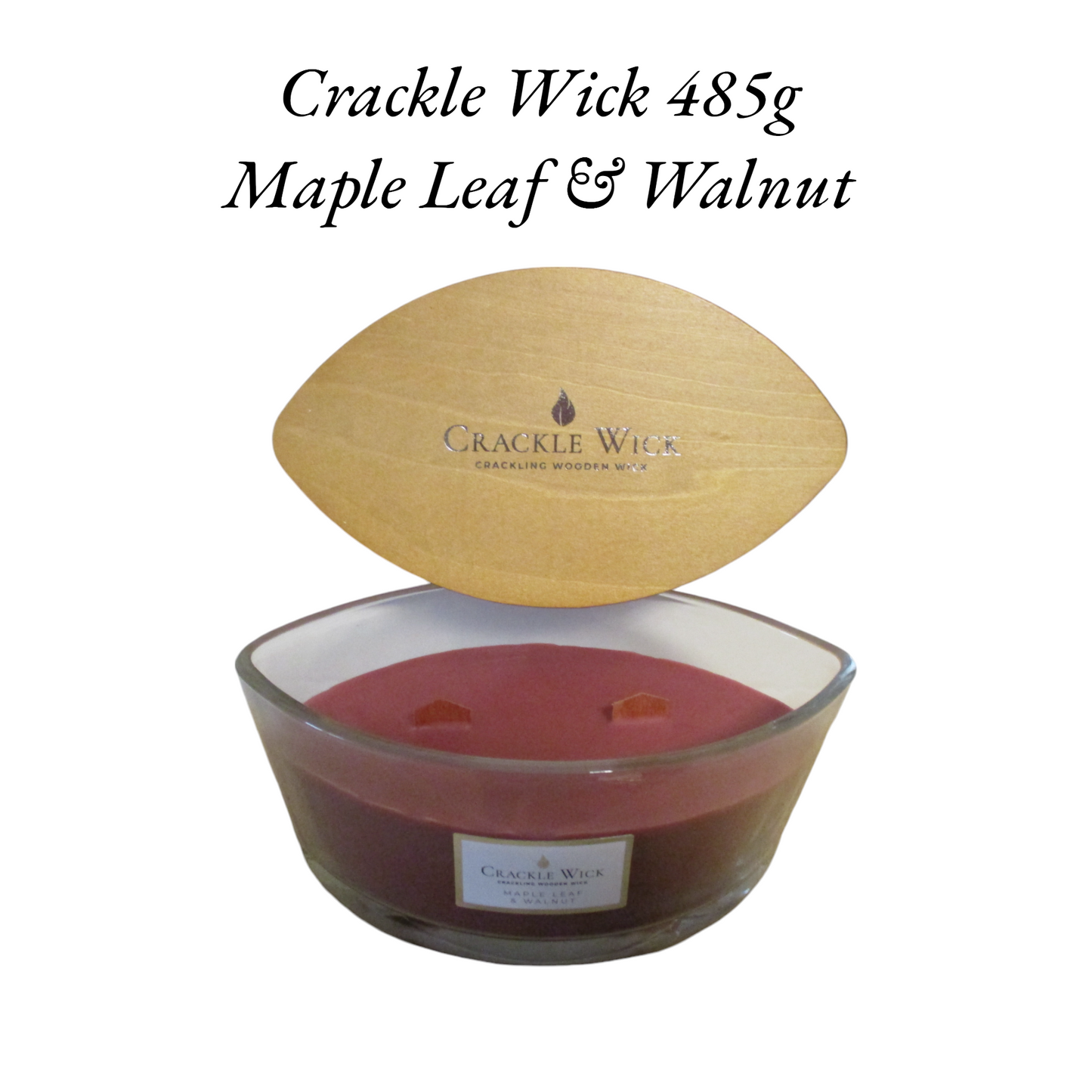 Crackle Wick 485g Maple Leaf & Walnut