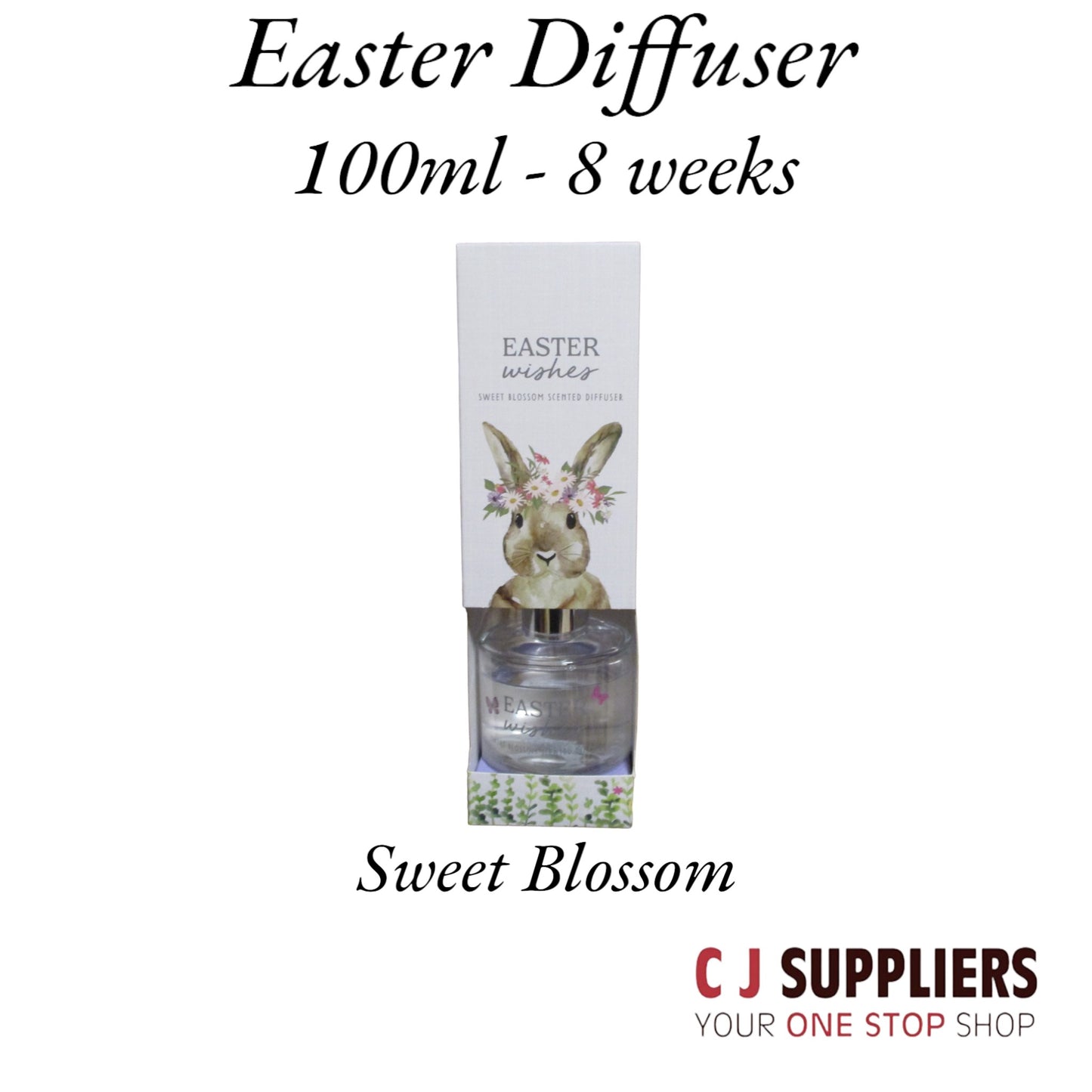 Easter Diffuser or Candle in Sweet Blossom / White Chocolate / Frosted Vanilla
