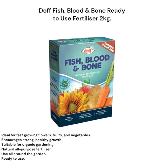 Doff Fish, Blood & Bone Ready to Use Fertilizer 2kg.