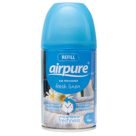 Airpure Air-O-Matic Air Freshener Refill - Fresh Linen Fragrance x 1