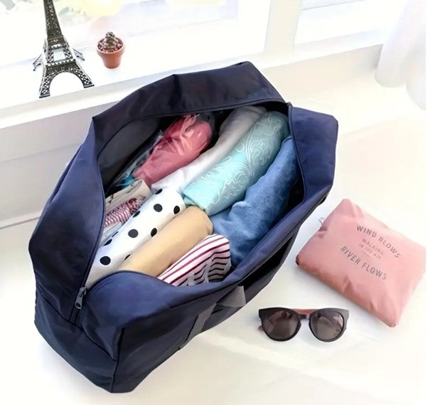 Handy Fold- Away - Under Seat Cabin Bag - Flight Hand Luggage 45cm x 30cm x 13cm