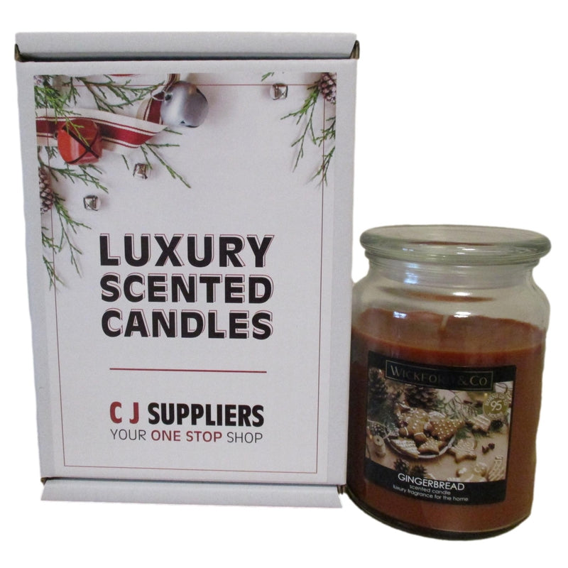 Wickford & Co Scented Candle - (Gingerbread) - Christmas Gift Boxed