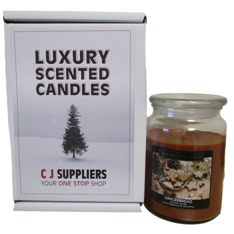 Wickford & Co Scented Candle - (Gingerbread) - Christmas Gift Boxed