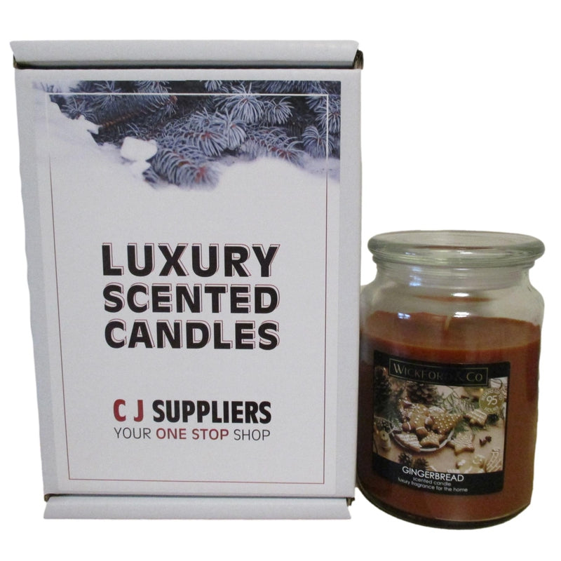 Wickford & Co Scented Candle - (Gingerbread) - Christmas Gift Boxed