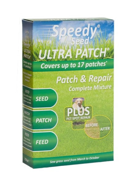 Speedy Seed Patch & Repair Complete Mixture Grass Seed 650g