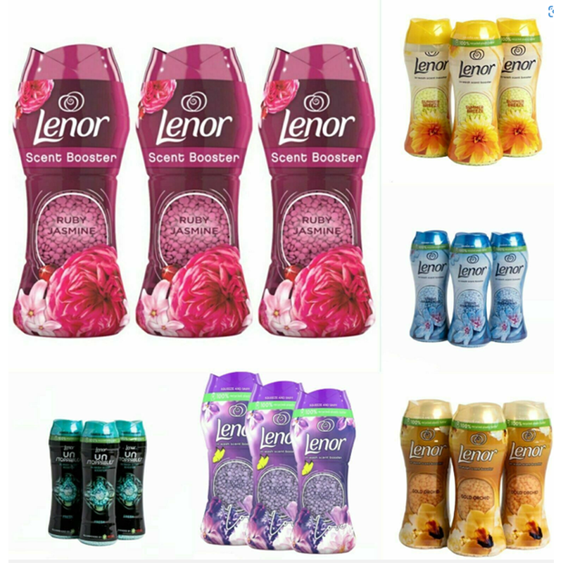 Lenor Beads In-Wash Scent Booster, 3 x 176g Pack's, (Summer Breeze)