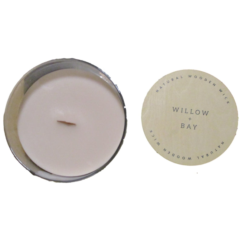 Willow Bay Crackling Wick Candle Honey Amber 470g (50hrs Burn Time)