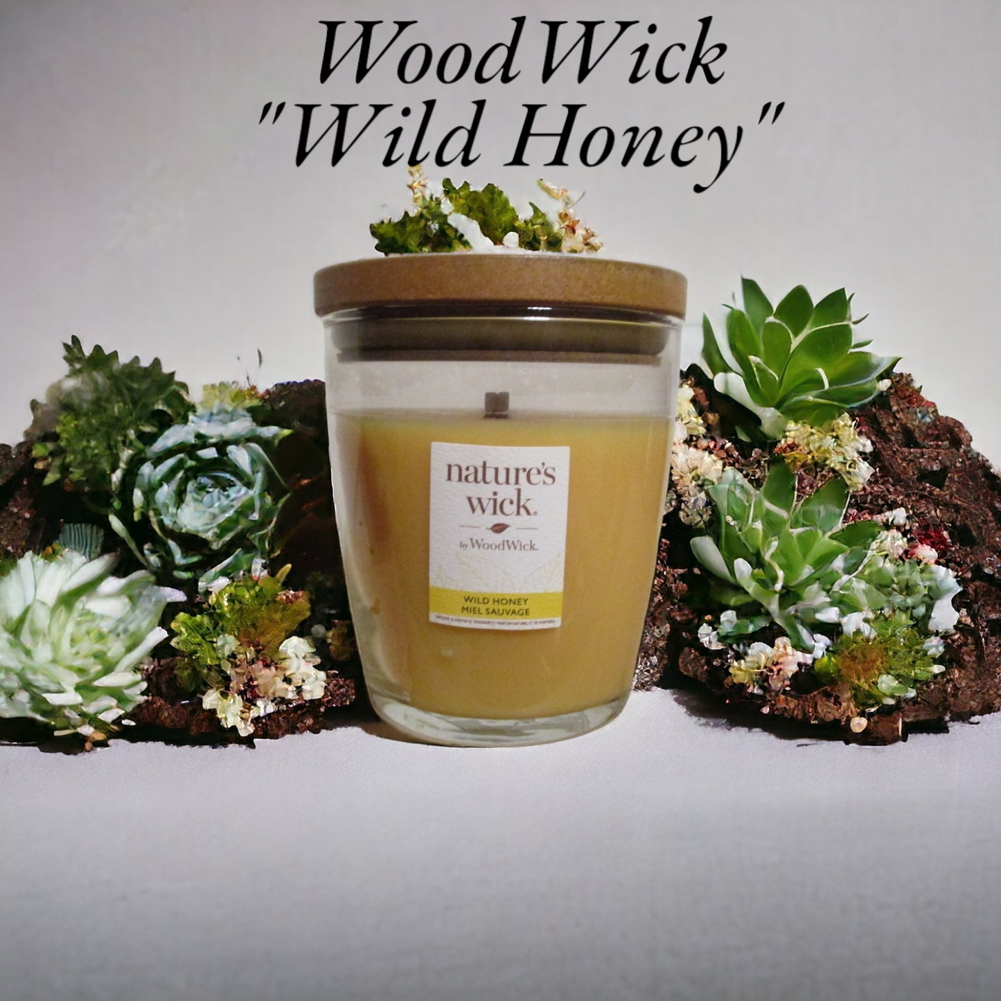 Natures Wick By WoodWick 284g & 433g Candles (Clean Burn)