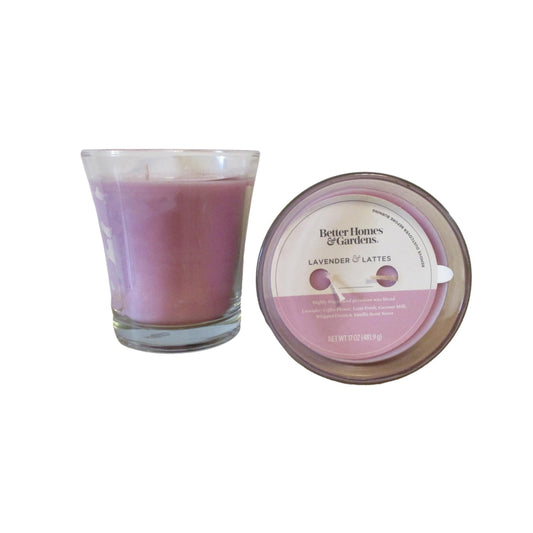Better Homes & Garden - Lavender & Lattes - 17oz, 60hrs (Clean Burn) Candle