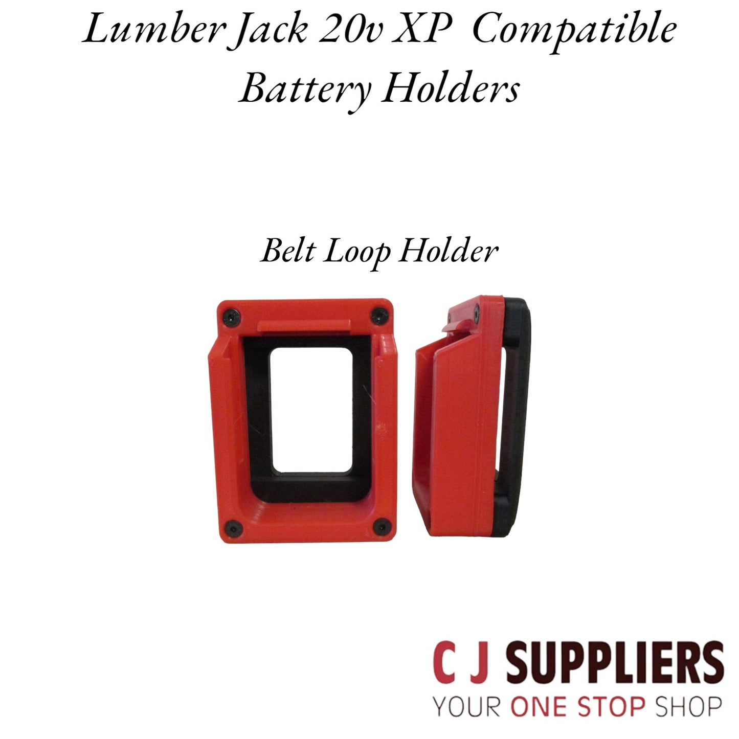 Lumber Jack 20v XP "Compatible” Battery - Wall Mount - Belt Loop & Carrying Case