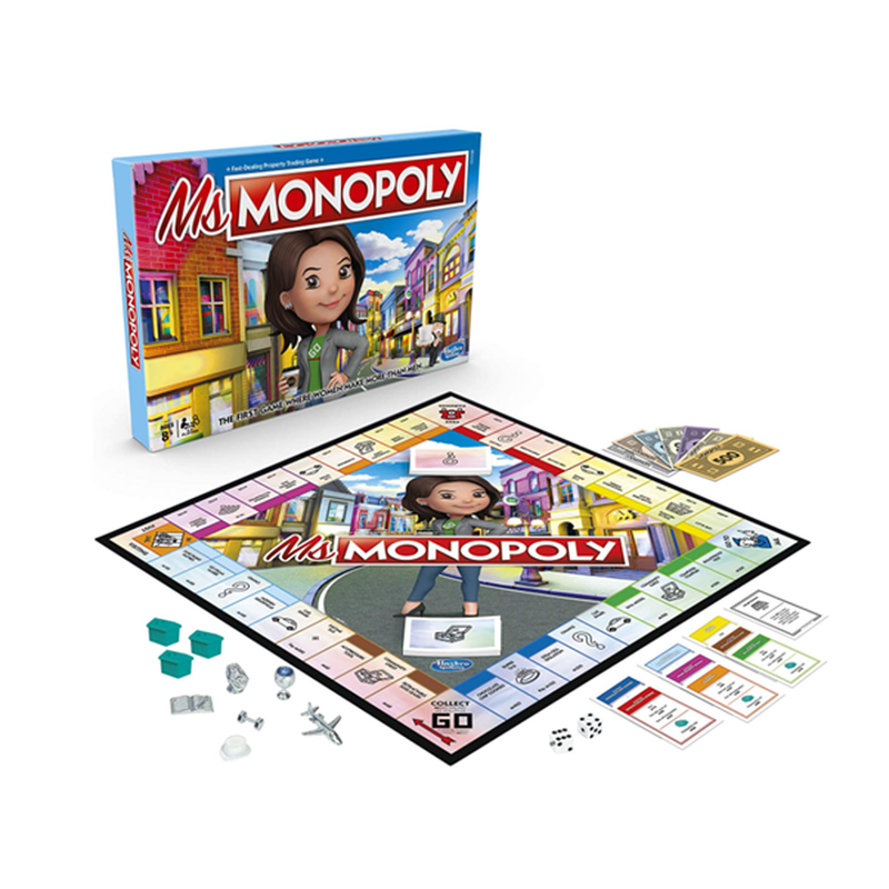 MS Monopoly Board Game First Game Where Women Make More Than Men