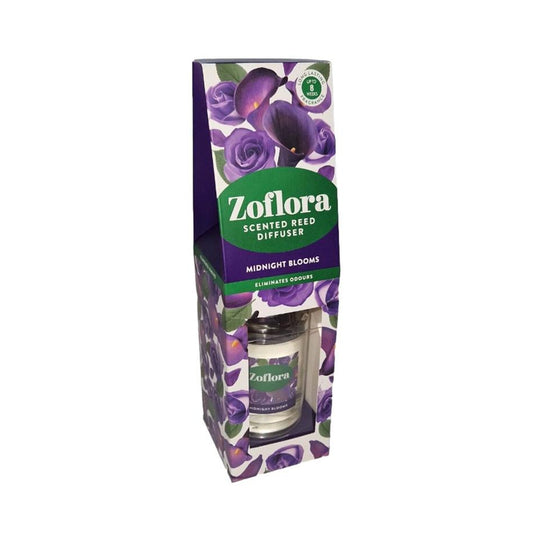 Zoflora Midnight Blooms Reed Diffuser 100ml - Lasts Up To 8 Weeks