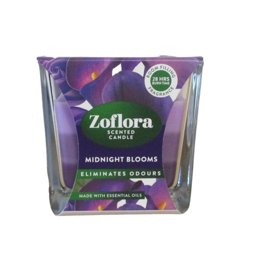 Zoflora Scented Candles (Midnight Blooms) 170g 28hrs Burning Time