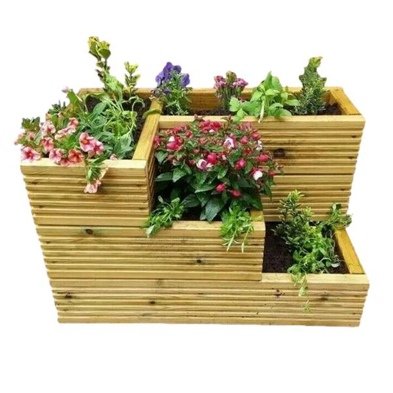 Deluxe Decking Planter 3 Tier Handmade High Quality