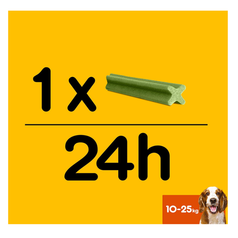 2 X Boxes Of Pedigree Dentastix - Fresh Daily Dental Chews Medium Dog