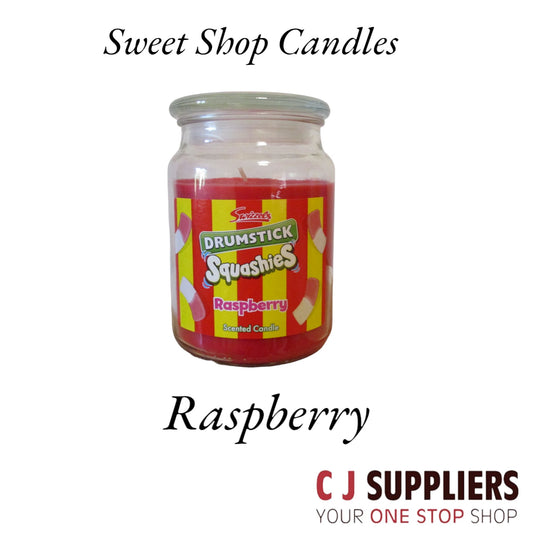 Swizzels (Sweet Shop Favorites) Squashies  Raspberry Candle