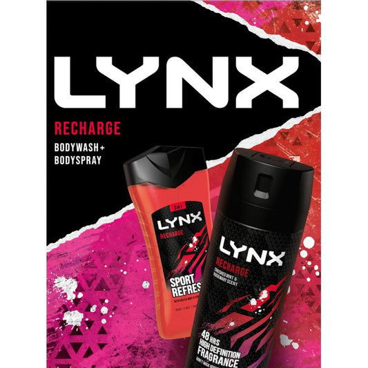 Lynx Recharge Gift Set 2pc