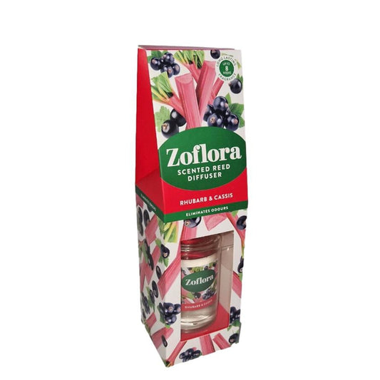 Zoflora Rhubarb Cassis Reed Diffuser 100ml - Lasts Up To 8 Weeks