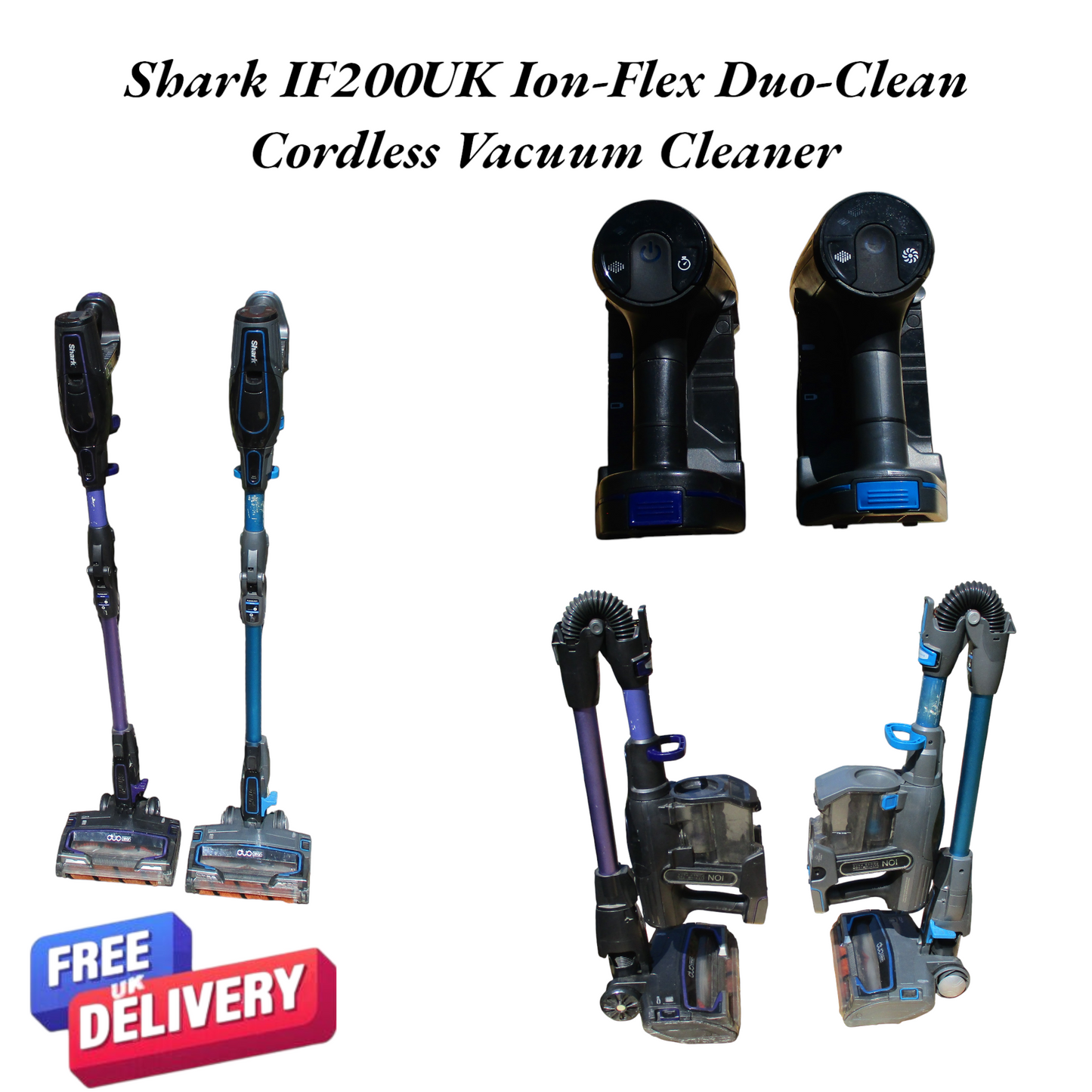 Shark IF200UK Ion-Flex Duo-Clean "New Battery" Refurbished