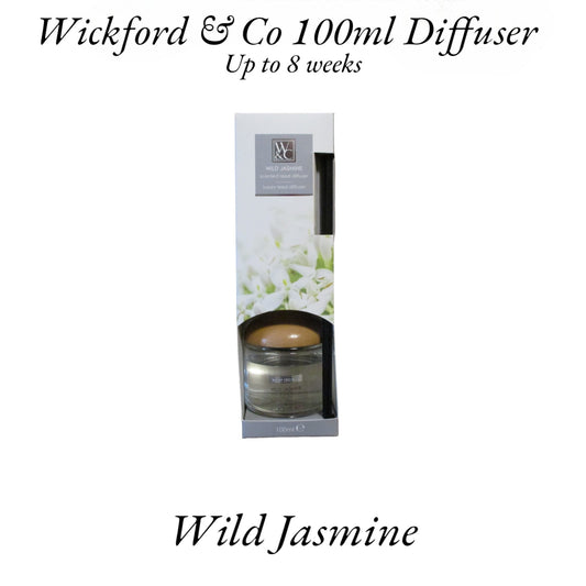 Wickford & Co - "Wild Jasmine" -  Reed Diffuser Luxury Fragrance 100ml