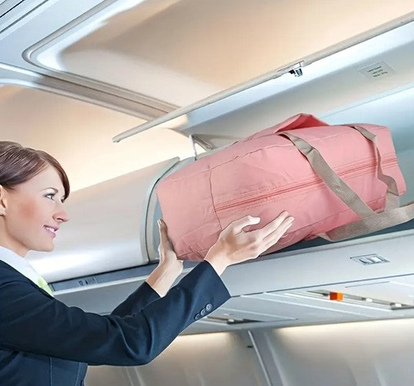 Handy Fold- Away - Under Seat Cabin Bag - Flight Hand Luggage 45cm x 30cm x 13cm