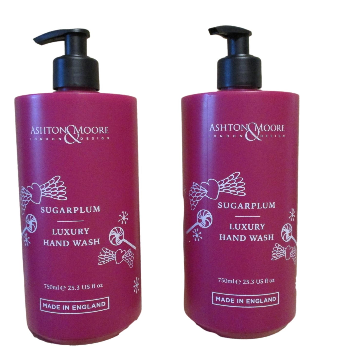 Ashton & Moore London Design - SUGARPLUM - Luxury Hand Wash 2 x 750ml Hand Wash