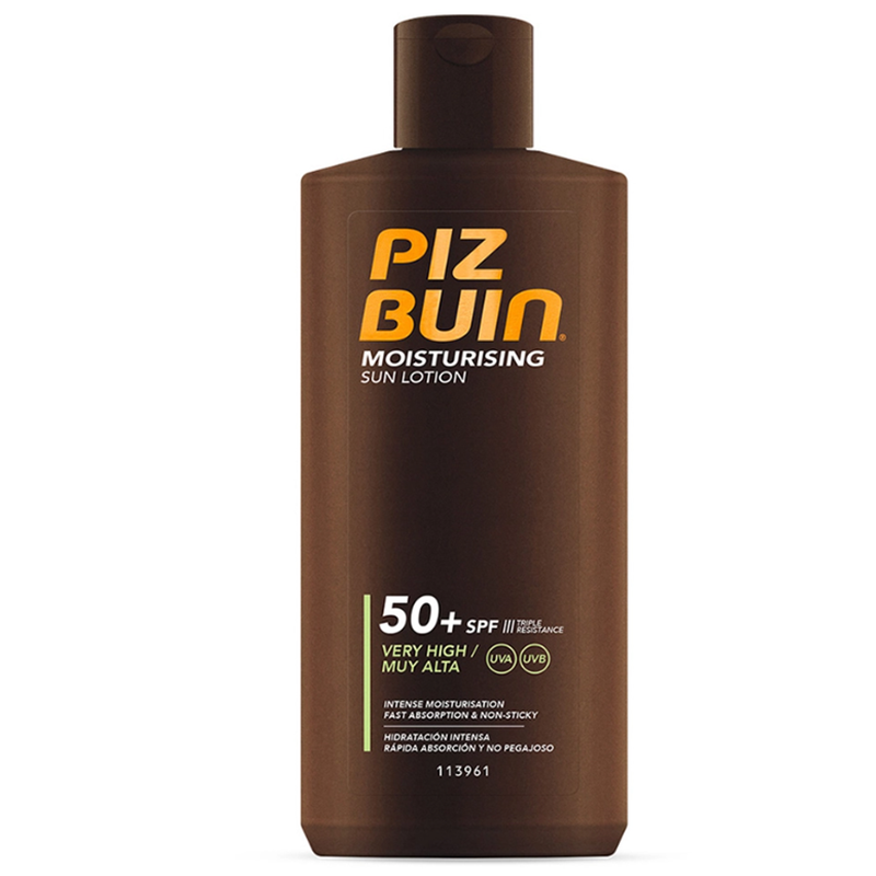 Piz Buin Moisturising Sun Lotion 200ml - SPF 50+