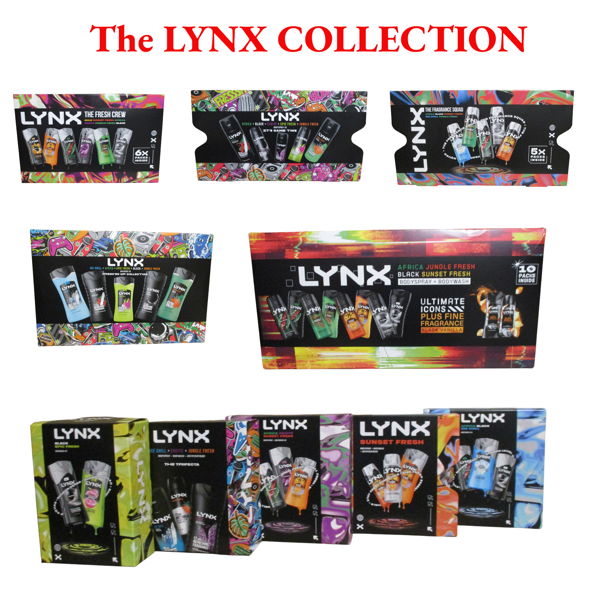 LYNX Gift Set's – CJ Suppliers