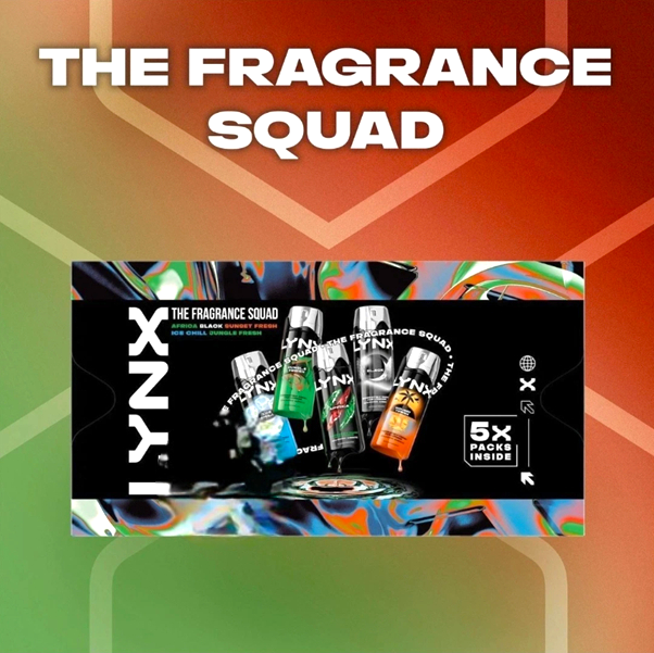 Lynx Fragrance Squad Set 5 x Protection Body Spray