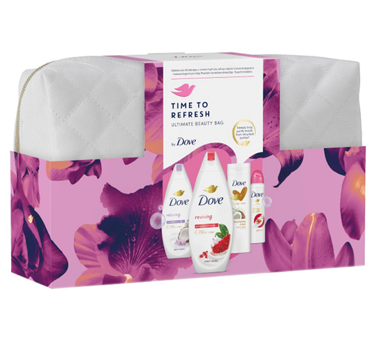 Dove Time To Radiantly Refresh Ultimate Beauty Bag Gift Set.