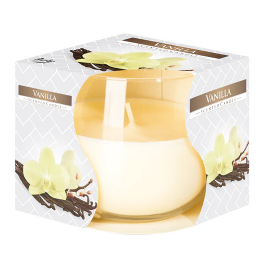 Aura - Scented Candle in Glass Jar (Vanilla) 24hr Burning Time