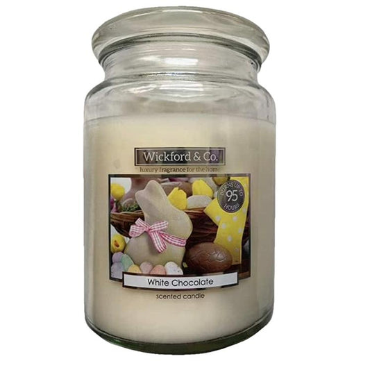 Luxury Scented Candle - (White Chocolate) 18oz - 95hrs Burning Time