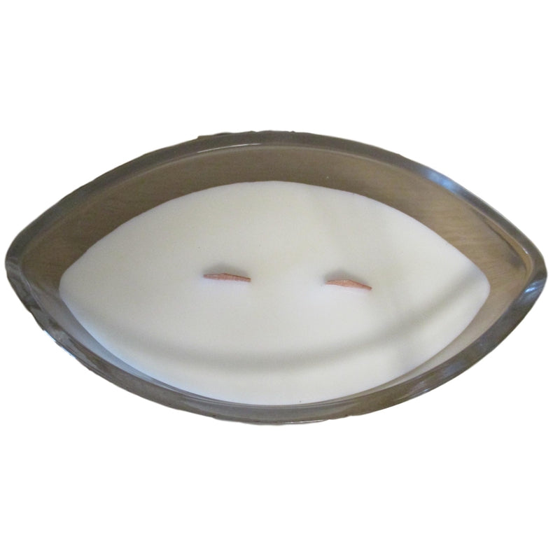 Luxury Scented Candle - Crackle Wick Jar With Lid - (White Gardenia)