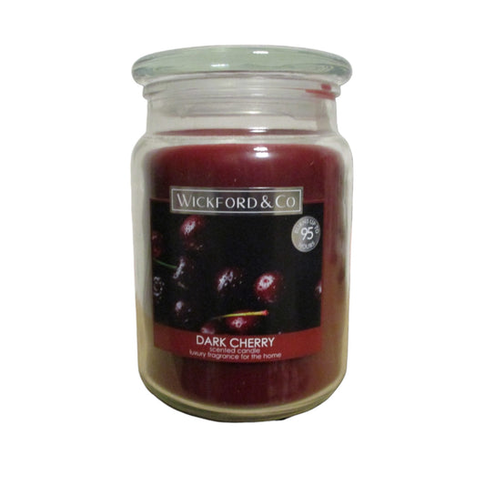 Luxury Scented Candle - (Dark Cherry) - (By Wickford & Co)