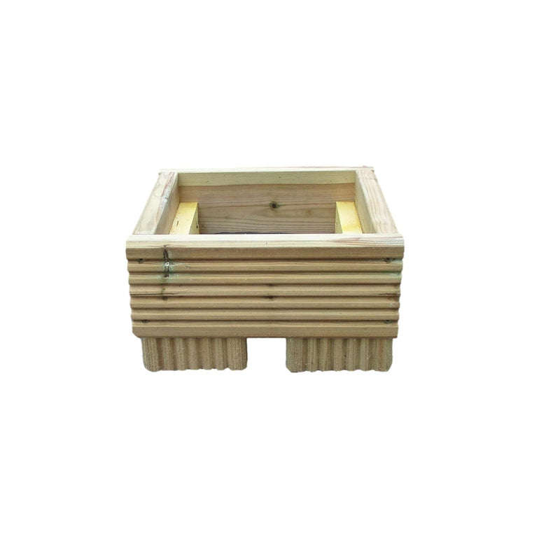 Square Wooden Planters - Decking  / Smooth or Country Style